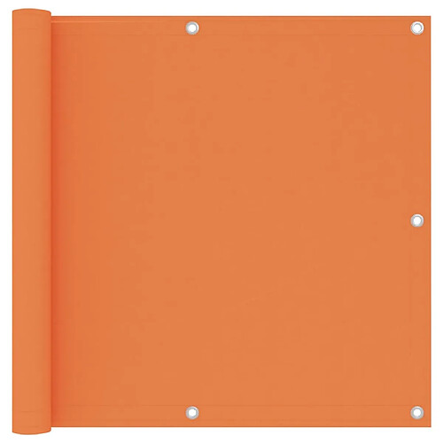 vidaXL Écran de balcon Orange 90x300 cm Tissu Oxford