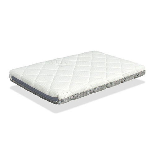 Dormalit Matelas Bébé Berceau 90x40 Epaisseur 7 CM MINI BUNNY - Déhoussable, lavable, adaptable et respirant