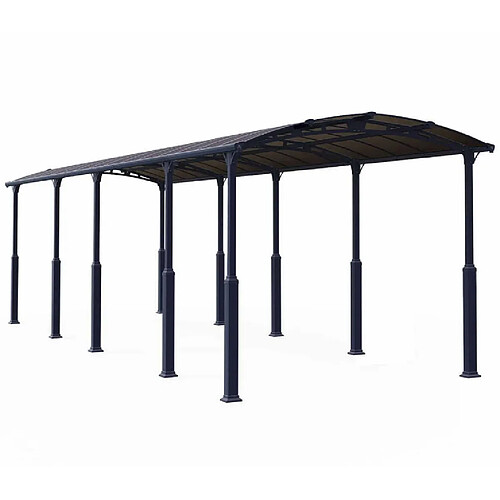 Carport 38.5m² gris anthracite - 705916 - PALRAM