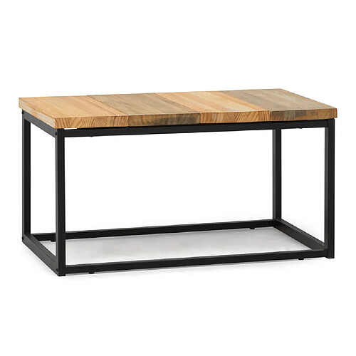 Ds Meubles Table basse Preston Noir 80x40x38cm