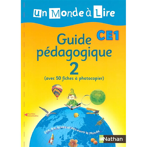 Un monde à lire CE1 : guide pédagogique · Occasion