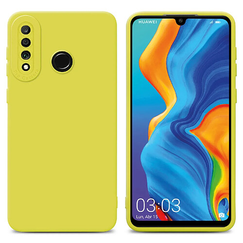 Cadorabo Coque Huawei P30 LITE Etui en Jaune