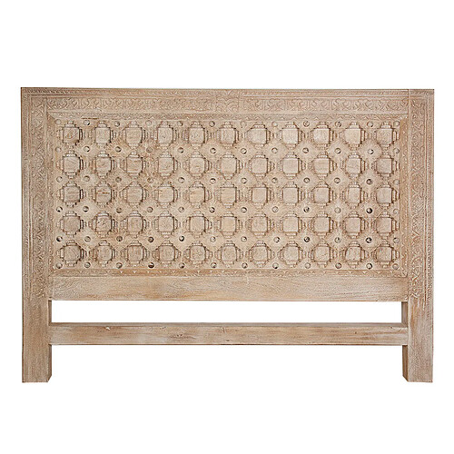 Tête de lit Romimex Blanc Naturel Bois de manguier 120 x 10 x 160 cm