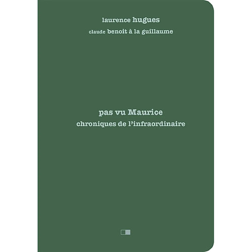 Pas vu Maurice : chroniques de l'infraordinaire · Occasion