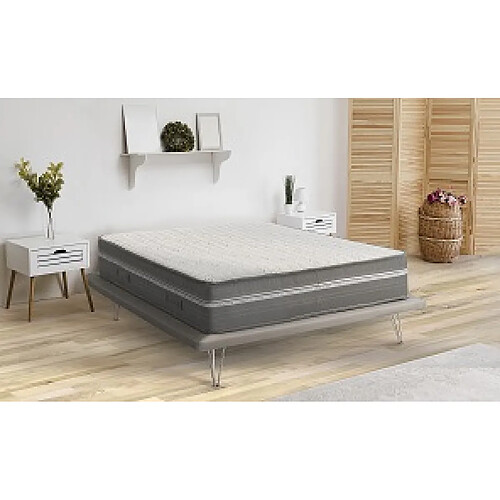 Autrement Matelas suprême Talamo Italia avec minimolle et mémoire, 190 x 160 h32 cm, Blanc