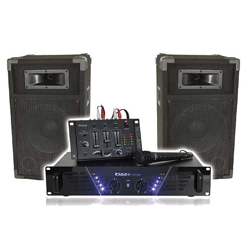 Ibiza Kit de sonorisation DISCO 500W