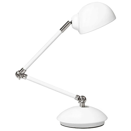 Beliani Lampe de bureau blanc HELMAND