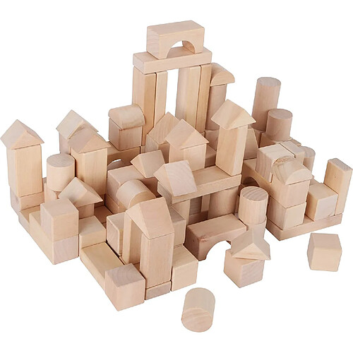 Small Foot Blocs de construction en bois naturel