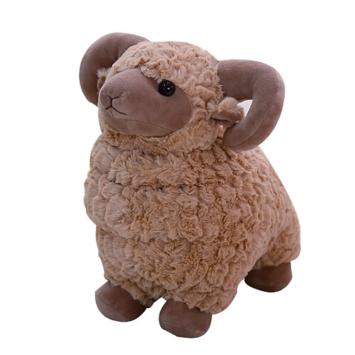 Universal 25 cm simulation peluche mouton jouet peluche animal mouton chèvre poupée jouet bébé enfant cadeau artisanat de décoration de la maison | animaux peluches