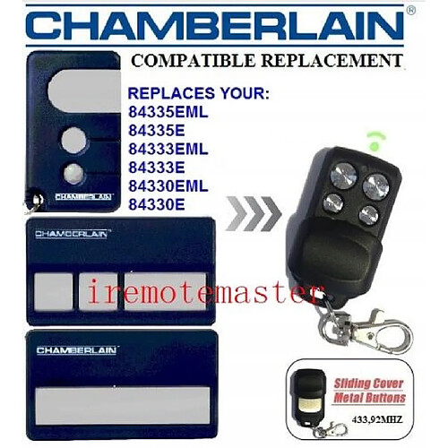 GUPBOO Télécommande Universelle de Rechange Nouveau compatible CHAMBERLAIN LIFTMASTER 8