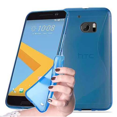 Cadorabo Coque HTC ONE M10 Etui en Bleu