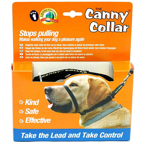 Canny - Collier anti-traction - Chien (Taille 6) (Noir) - UTVP2006