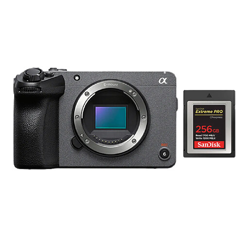 Caméra de cinéma numérique Sony FX30 + carte SanDisk 256 Go Extreme Pro CF CFexpress Type B