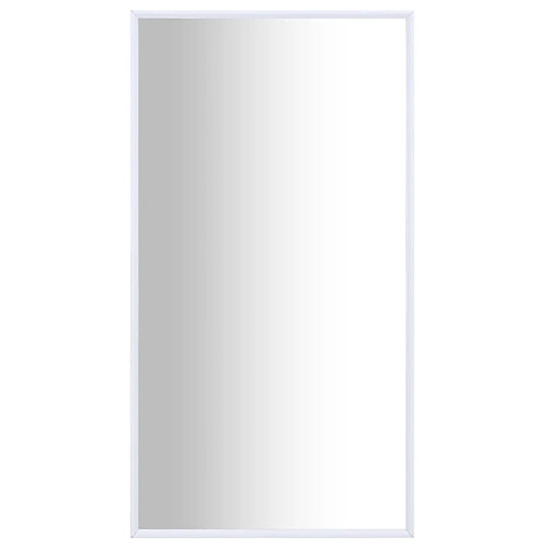 vidaXL Miroir Blanc 100x60 cm