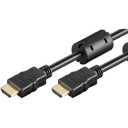 ENTER-WEB Cable HDMI 1.4 - 10M Ethernet/3D/4K avec ferrite GOOBAY