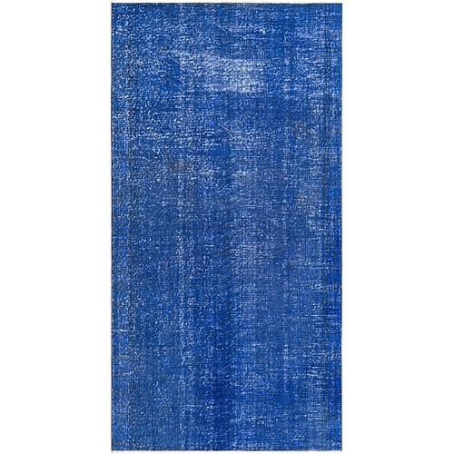 Vidal Tapis de laine 292x150 Bleu Ultra Vintage