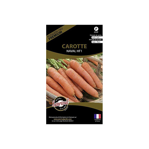 Sanrival Graines potagères premium carotte Naval