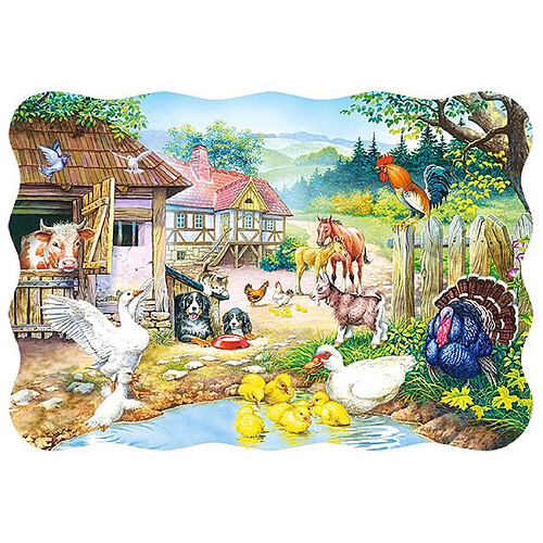 Castorland Puzzle 30 pièces : Animaux de la ferme