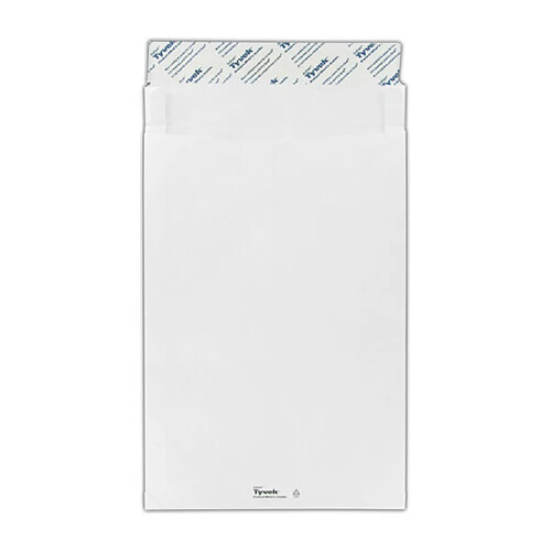 Pochettes plastique Tyvek 250 x 353 avec soufflets 38 mm - Paquet de 20