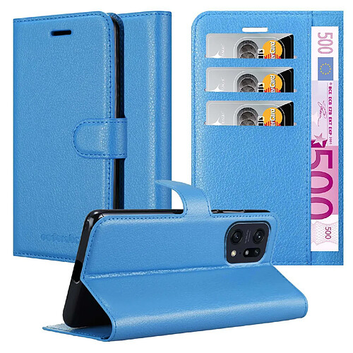 Cadorabo Coque Oppo FIND X5 PRO Etui en Bleu