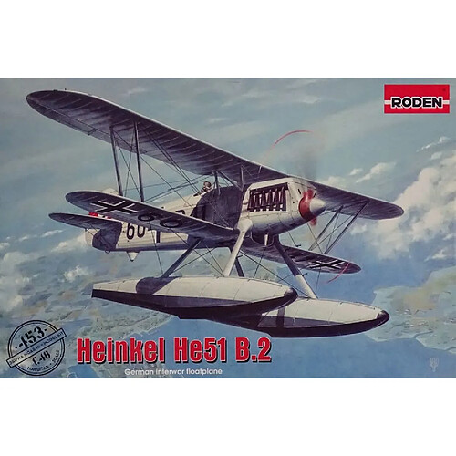 Roden Maquette avion : Heinkel He51 B.2