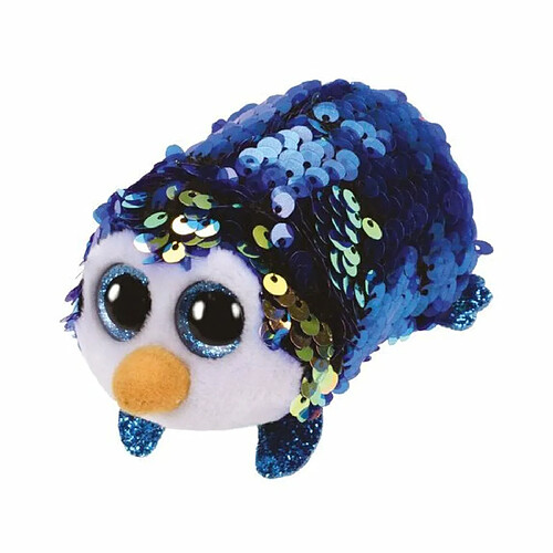 Ludendo Teeny Ty sequins - Peluche Payton le pingouin 8 cm