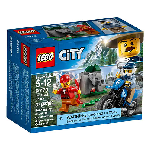 LEGO® City - La poursuite en moto tout-terrain - 60170