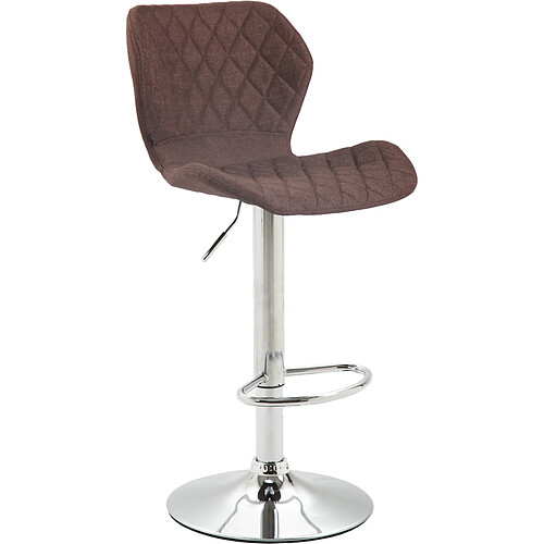 Non Tabouret de bar tissu liège chrome