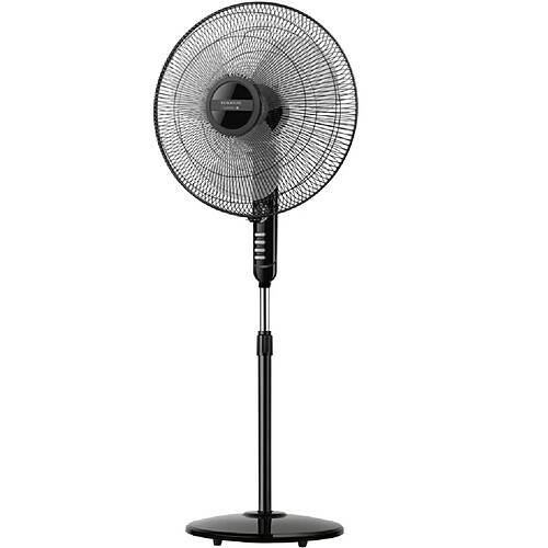 Ventilateur sur pied 40cm 45w 3 vitesses noir - bergen16cr - ALPATEC