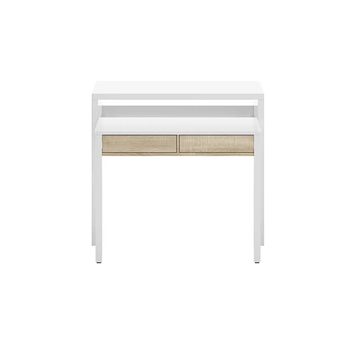 Loungitude Bureau extensible CLEA 2 tiroirs