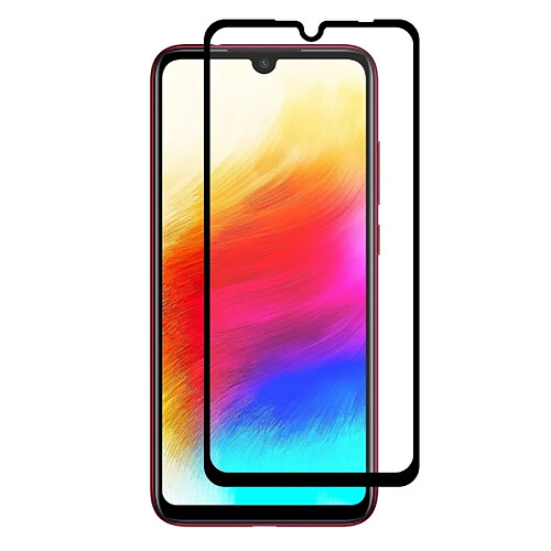 Wewoo Full Glue 0.26mm 9H 2.5D Film de verre trempé pour Xiaomi Redmi Note 7 (Noir)