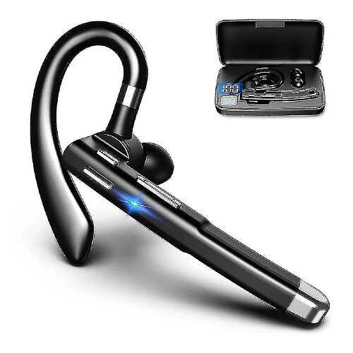 Casque Bluetooth pour téléphone portable, casque sans fil Bluetooth V5.1 avec microphone antibruit Cvc 8.0