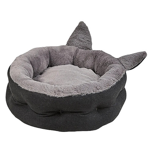 Beliani Lit pour animal KEPEZ Tissu Gris