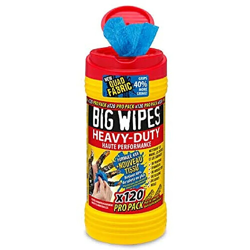 Lingettes Heavy Duty BIG WIPES - boîte de 120 - 6404101