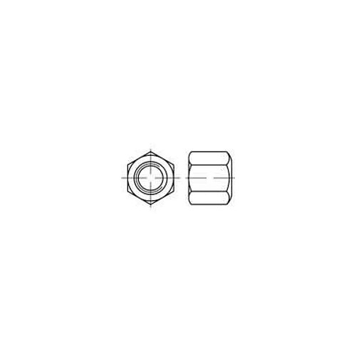 Écrous hexagonaux M6 DIN 6330 acier 50 pièces. TOOLCRAFT 138133