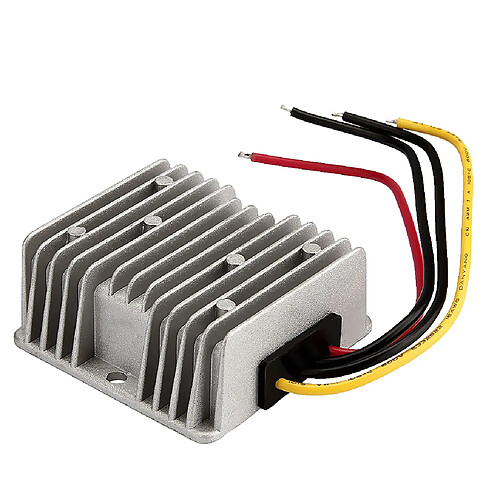 Convertisseur 48V à 12V 10A Abaisseur de Tension Régulateur Module d'Alimentation pour Véhicules Systèmes de Sécurité Télécommunication