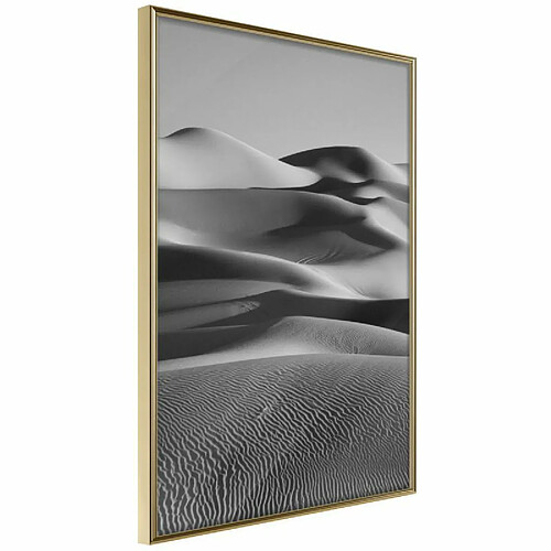 Paris Prix Affiche Murale Encadrée Ocean of Sand II 30 x 45 cm Or