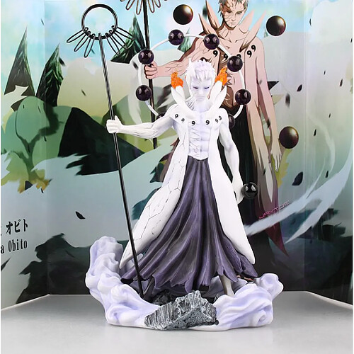 Universal Tableau tache Uchiha version pvc dessin jouet collection modèle statue action personnage(blanche)