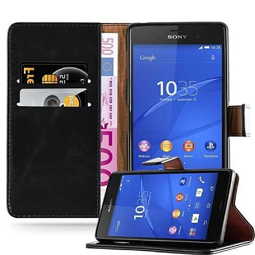 Cadorabo Coque Sony Xperia Z3 Etui en Noir