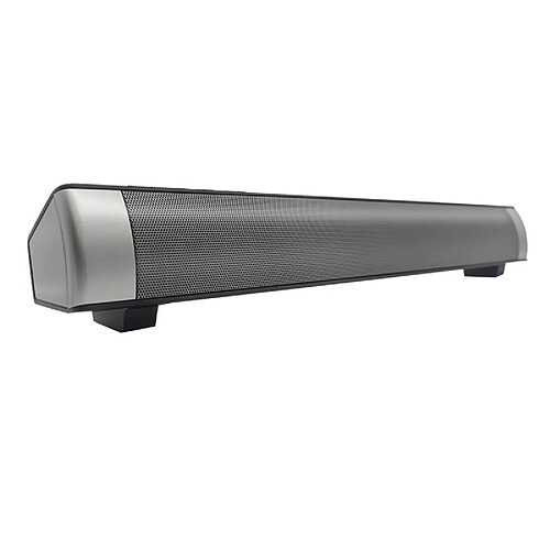 Wewoo Enceinte Bluetooth noir Barre de son Lecteur MP3 USB 2.1CH Sound Bar Haut-parleur sans fil