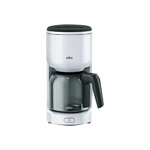 Cafetière - BRAUN - PurEase KF 3120 WH - 10 tasses - Filtre - 1000 Watt - Blanc