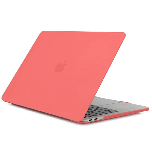 Wewoo Housse Coque Mac de protection pour ordinateur portable PC Texture givrée 2016 Nouveau Macbook Pro 13,3 pouces A2159 & A1706 & A1708 Rouge corail