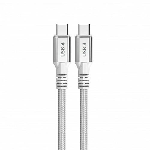 DCU TECNOLOGIC Câble USB-C vers USB-C DCU Blanc 1,5 m