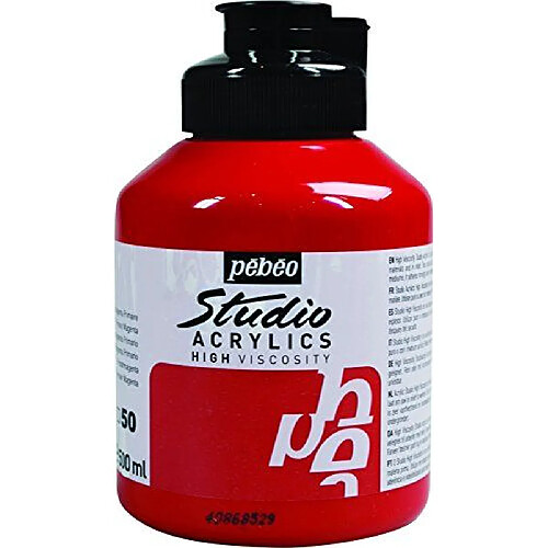 Pébéo Peinture Acryliques Pot de 500 ml Magenta Primaire