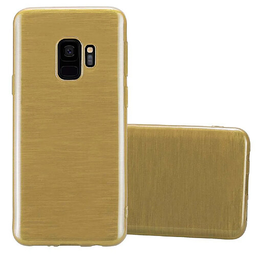 Cadorabo Coque Samsung Galaxy S9 Etui en Or