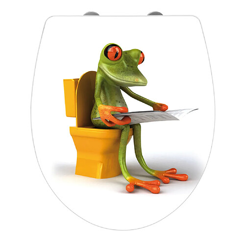 WENKO Abattant Frog News, Duroplast acrylique