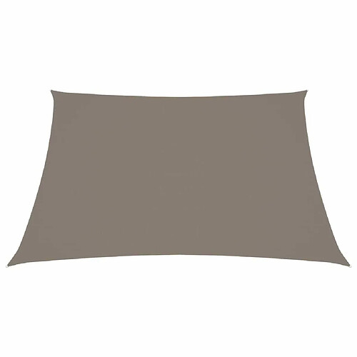 Maison Chic Voile d'ombrage | Voile de parasol | Toile d'ombrage tissu oxford carré 3x3 m taupe -MN71633