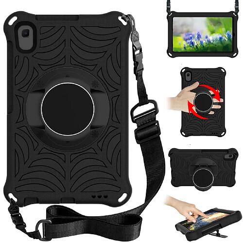 Coque en TPU avec béquille et bandoulière noir pour votre Lenovo Tab M8 (1st Gen) TB-8505/M8 (2nd Gen) TB-8705/M8 (3rd Gen) TB-8506