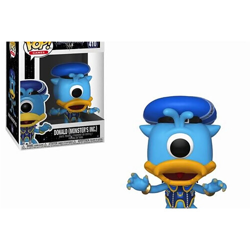 Funko KINGDOM HEARTS 3 - Bobble Head POP N° 410 - Donald Monsters Inc.