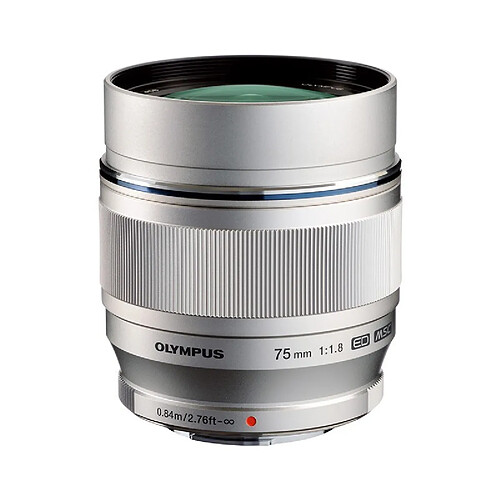 OLYMPUS Objectif M.ZUIKO ED 75 mm f/1.8 Silver